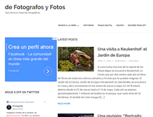 Tablet Screenshot of defotografosyfotos.com